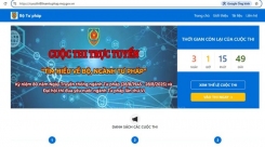 Cuộc thi trực tuyến "Tìm hiểu về Bộ, ngành Tư pháp": Sân chơi pháp lý thu hút đông đảo người dân